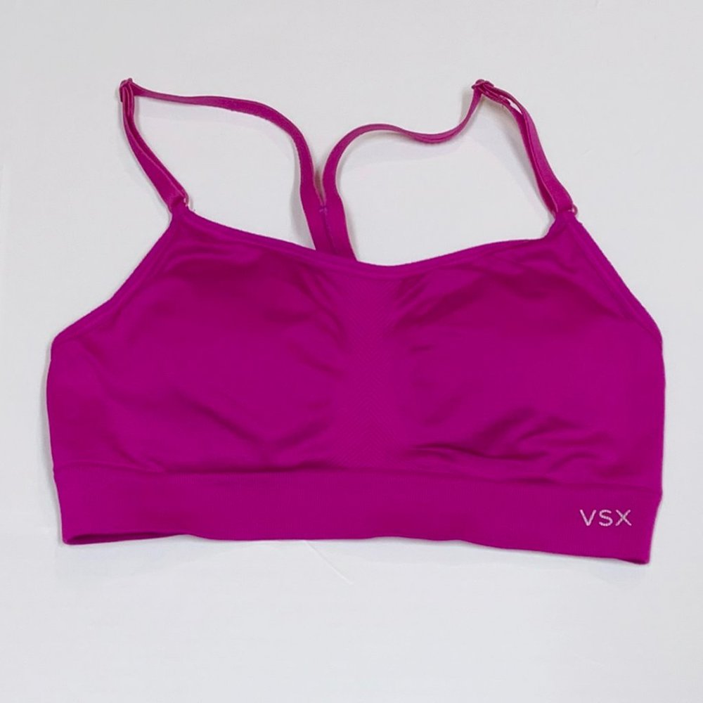 2X Victoria's Secret VSX Sports Bra Lot Lined Body Wick Small NEW - Picture 4 of 5